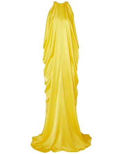Halpern Maxi Dress - Yellow