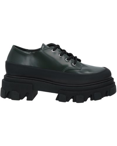 Ganni Lace-up Shoes - Black