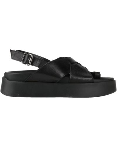 Chiarini Bologna Toe Post Sandals - Black