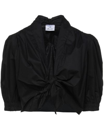 Berna Shirt Cotton, Elastane - Black