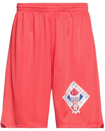 Mitchell & Ness Shorts & Bermuda Shorts - Red