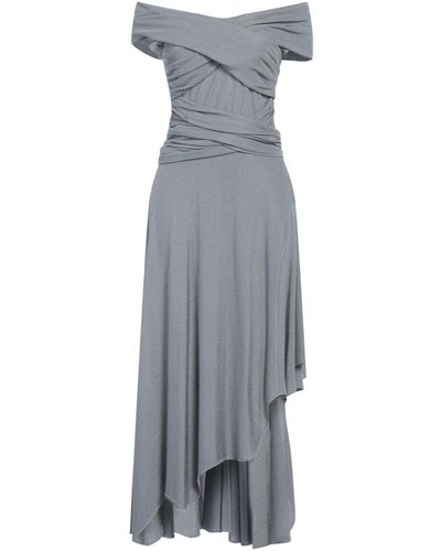 Maria Lucia Hohan Maxi Dress Viscose, Polyester, Elastane - Grey