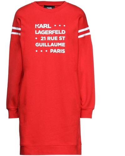 Karl Lagerfeld Mini Dress - Red