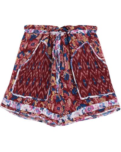Isabel Marant Brick Shorts & Bermuda Shorts Viscose - Red