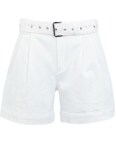 MICHAEL Michael Kors Denim Shorts - White
