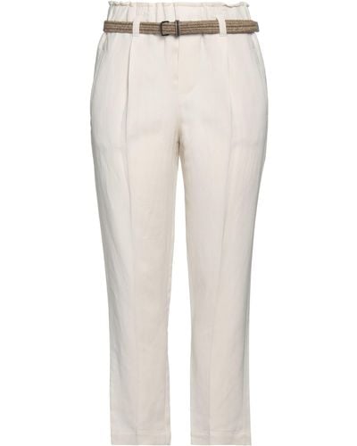 Brunello Cucinelli Pantalon - Blanc