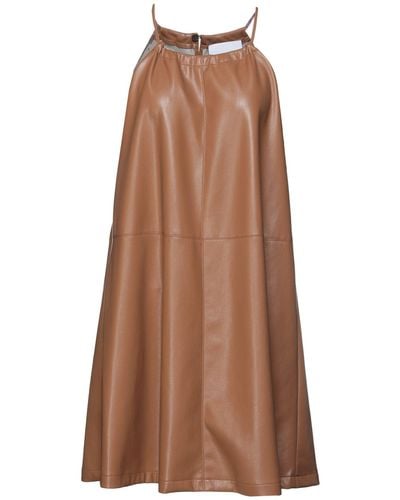 Erika Cavallini Semi Couture Mini Dress - Brown
