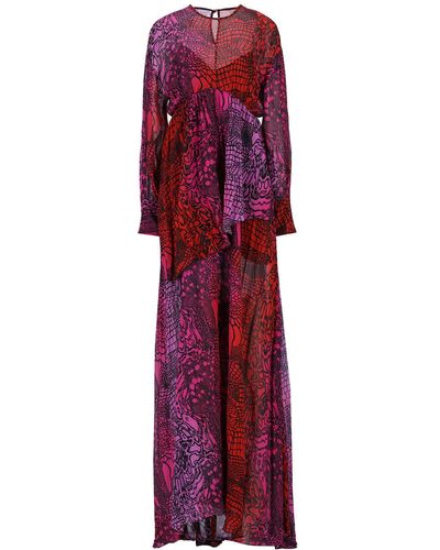 Just Cavalli Long Dress - Purple