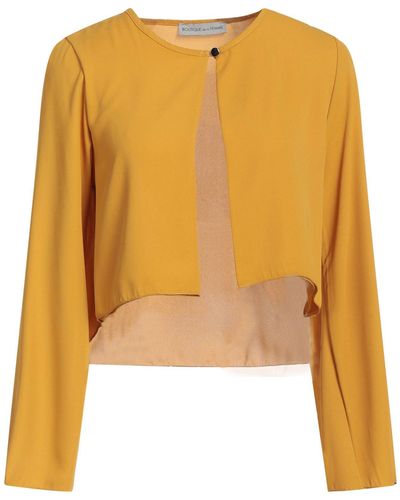 Boutique De La Femme Blazer - Yellow