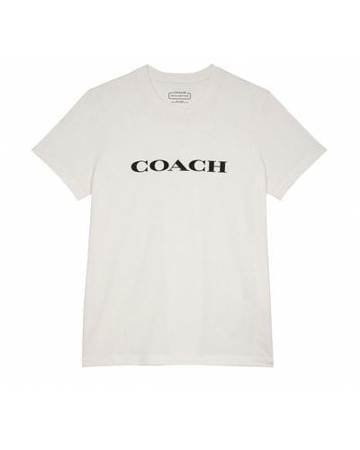 COACH Camiseta - Blanco