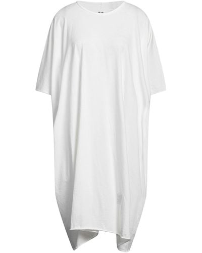 Rick Owens Midi Dress Cotton - White