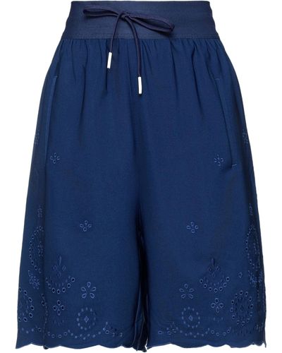 High Shorts & Bermuda Shorts - Blue