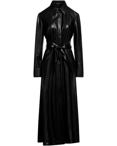 Nanushka Overcoat - Black