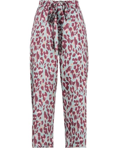 Think! Cropped Pants - Multicolor