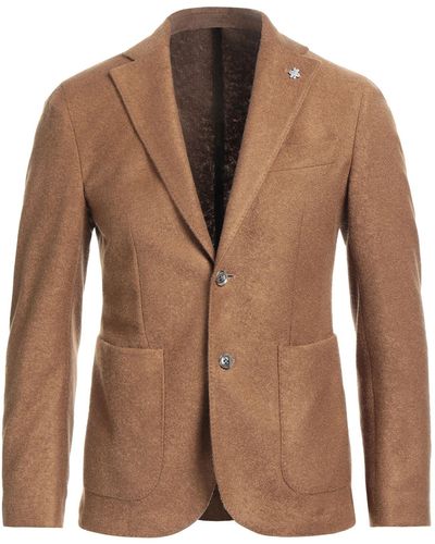 Lubiam Suit Jacket - Brown
