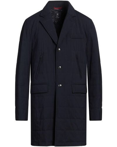 Fay Overcoat & Trench Coat - Blue