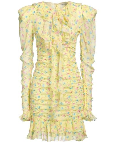 Alessandra Rich Mini Dress - Yellow