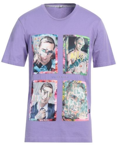 Grey Daniele Alessandrini T-shirt - Purple