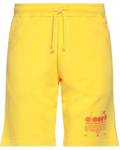 Diadora Shorts & Bermuda Shorts - Yellow
