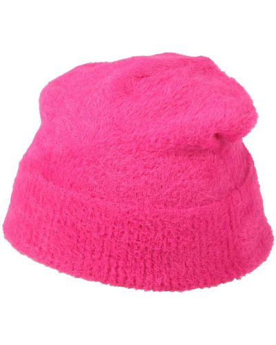 Gaelle Paris Fuchsia Hat Polyamide - Pink