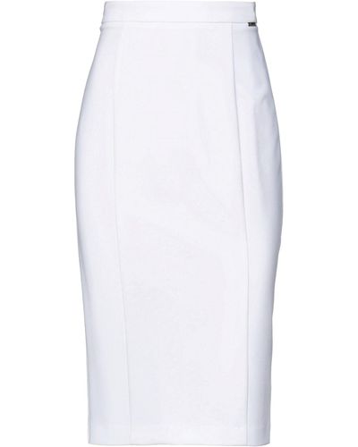 Blumarine Midi Skirt - White