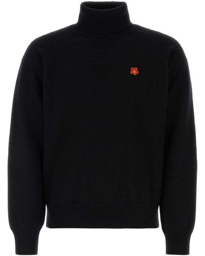 KENZO Rollkragenpullover - Schwarz