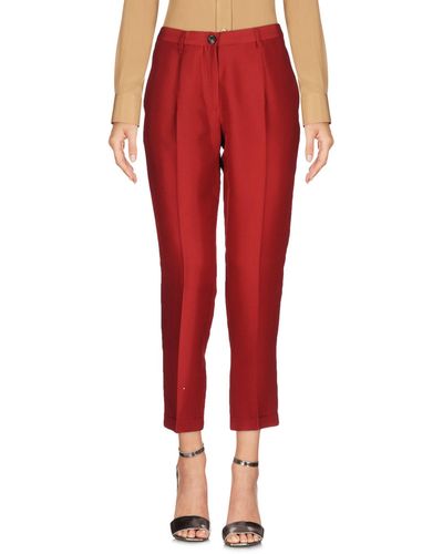 Mauro Grifoni Casual Trouser - Red