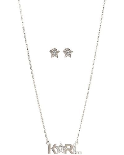 Karl Lagerfeld Jewellery Set - Metallic