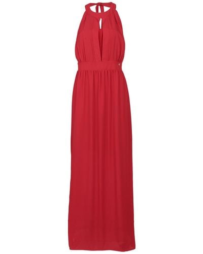 Fly Girl Maxi Dress Polyester - Red