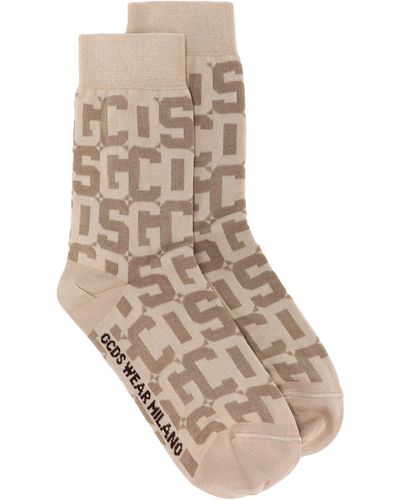 Gcds Socks & Hosiery - Natural