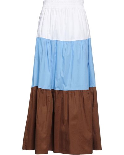 Berna Midi Skirt - Blue