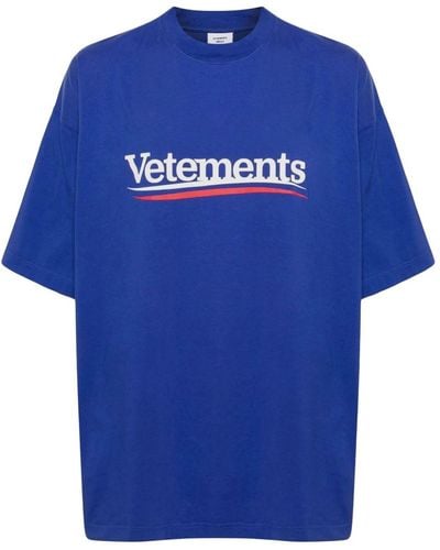 Vetements T-shirt - Bleu