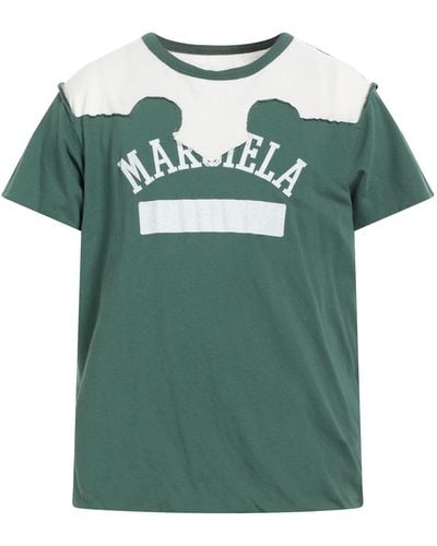 Maison Margiela T-shirts - Grün