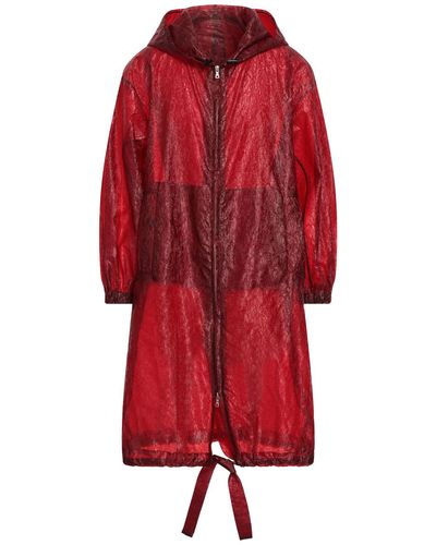 Dries Van Noten Overcoat & Trench Coat - Red