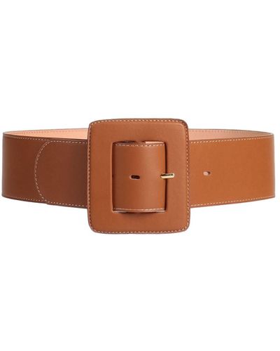 Olla Parèg Camel Belt Soft Leather - Brown