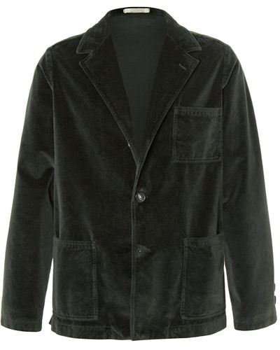 Massimo Alba Steel Blazer Cotton - Black