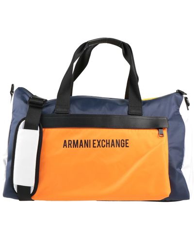 Armani Exchange Duffel Bags - Blue