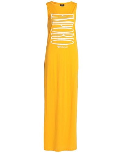 Emporio Armani Vestido de playa - Amarillo