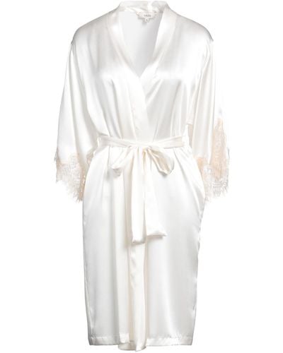 Vivis Dressing Gown Or Bathrobe - White