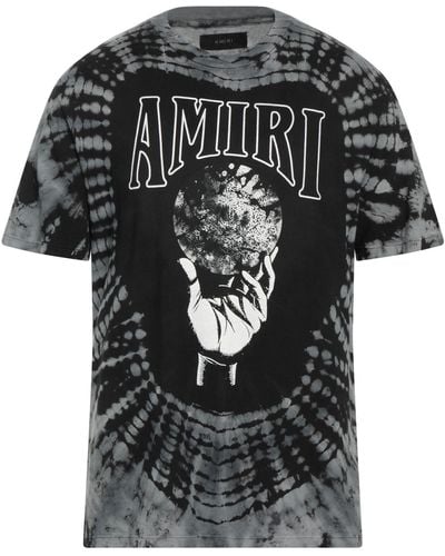 Amiri T-shirt à motif tie-dye - Noir