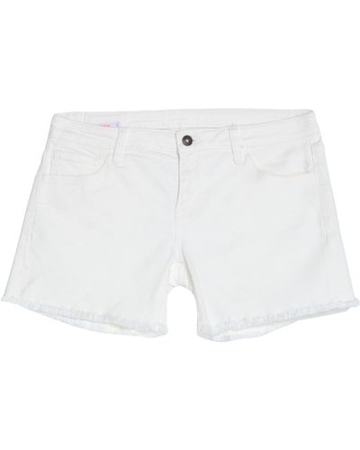 Sun 68 Denim Shorts - White
