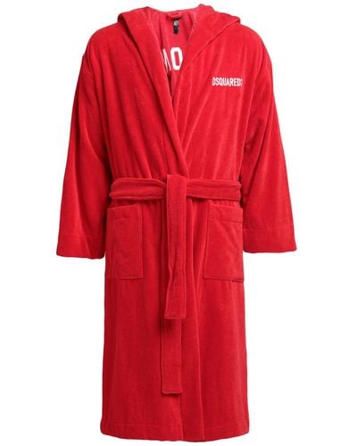 DSquared² Dressing Gown Or Bathrobe - Red