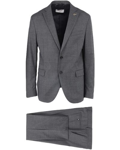 Paoloni Suit Virgin Wool - Gray