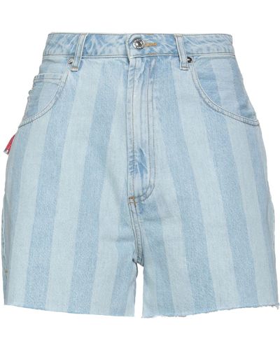 Roy Rogers Shorts Jeans - Bianco