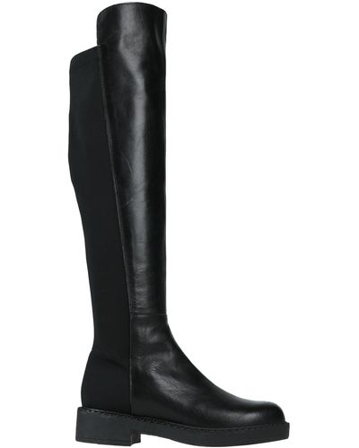 Albano Knee Boots - Black