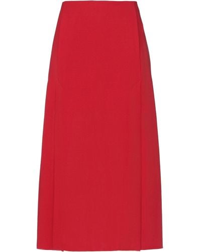 Roland Mouret Midi Skirt - Red