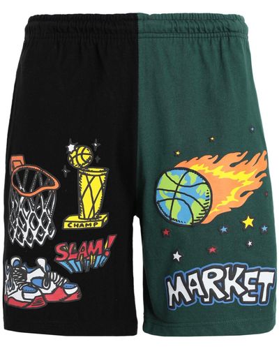 Market Shorts & Bermuda Shorts - Green