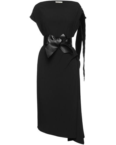 Anna Molinari Midi Dress - Black
