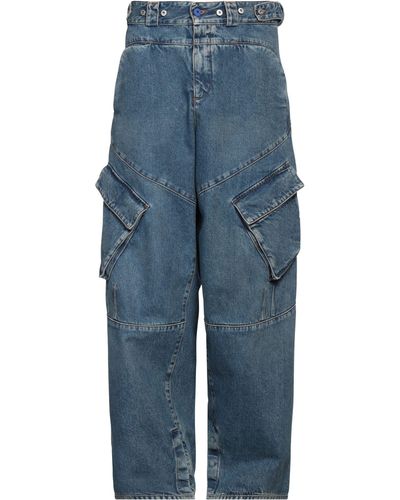 Marcelo Burlon Pantaloni Jeans - Blu