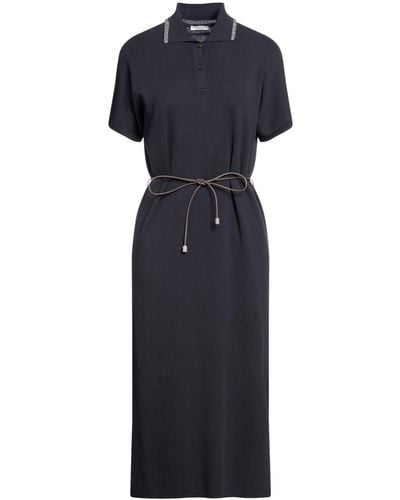 Peserico Midi-Kleid - Blau